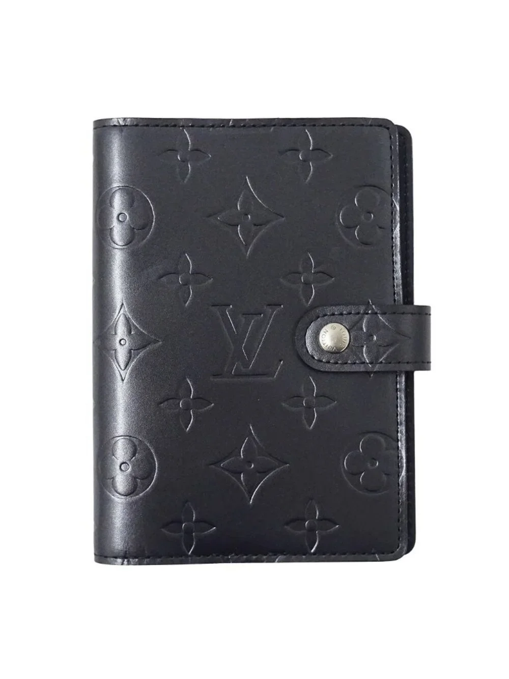Louis Vuitton Notebook Cover Monogram Matte Agenda PM Blue Stationery